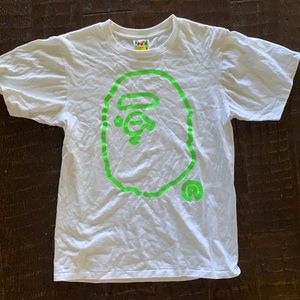 Bape short sleeve shirt size medium